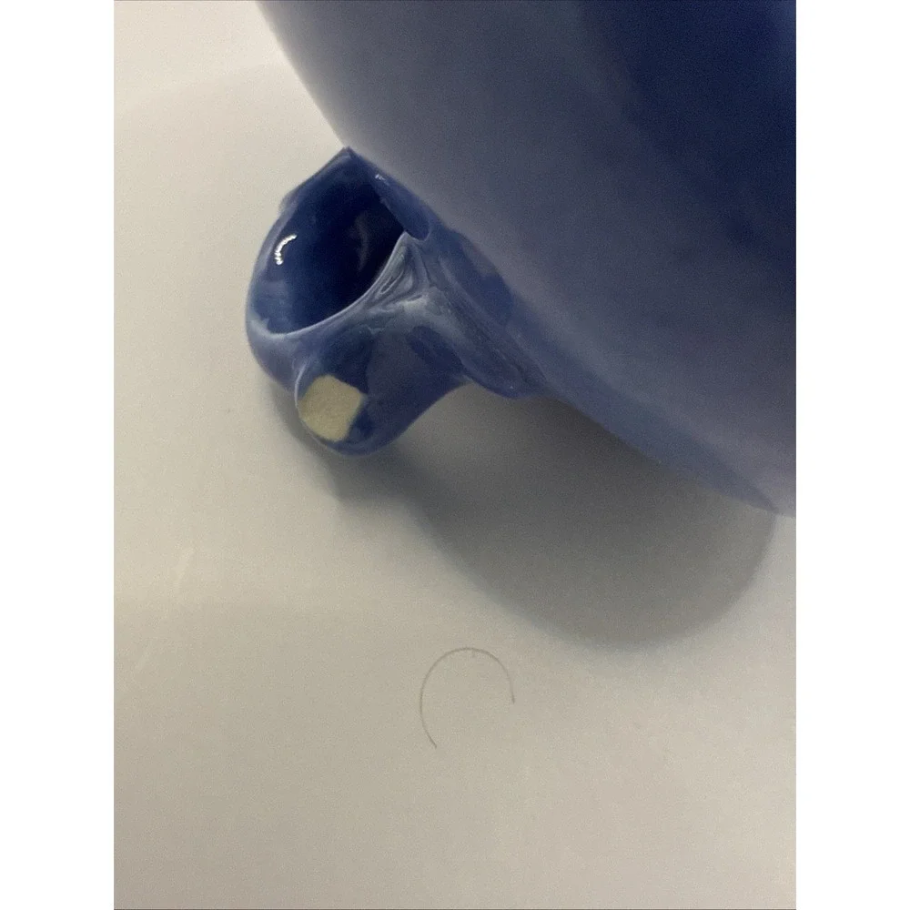 Stangl Pottery Cream And Sugar‎ Set Colonial Blue MCM Vintage